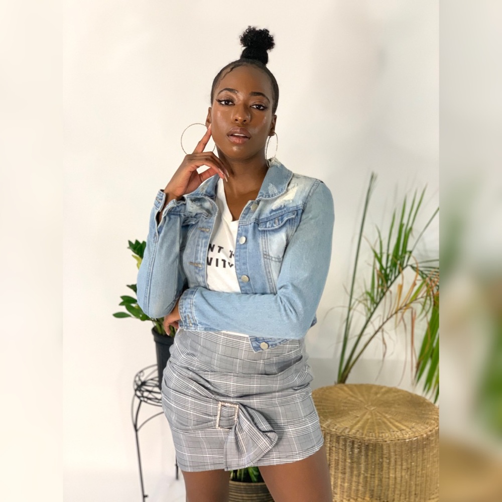 Cropped Jean Jacket